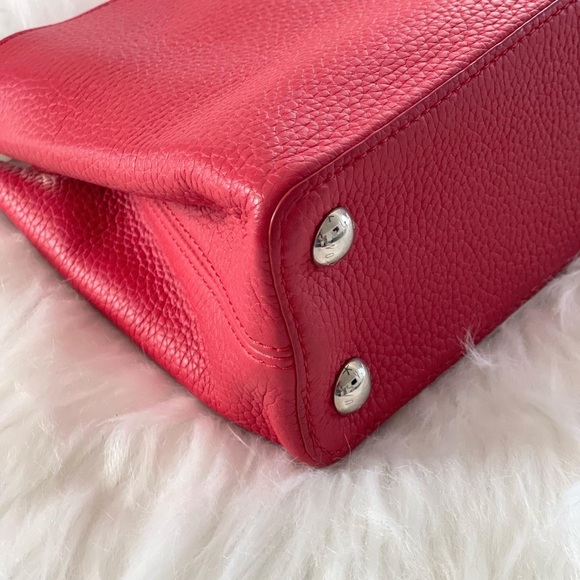 Louis Vuitton Red Capucine BB - Picture 6 of 10